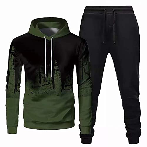Generisch Trainingsanzug Herren Retro Zwei Sets Winterjacke 5XL Hausanzug Jacke Joggen Bluza Meska Kleidung Outdoor Grün L Generisch Trainingsanzug Herren Retro Zwei Sets Winterjacke 5XL Hausanzug Jacke Joggen Bluza Meska Kleidung Outdoor Grün L