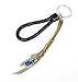 Gankchen Loki Laufeyson Scepter Keychain Loki Cosplay Metal Cord Knitted Key Chain Car Keyrings (15cm) Gold