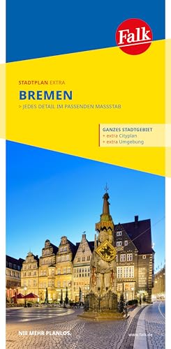 Falk Stadtplan Extra Bremen 1:22.500: mit Ortsteilen von Delmenhorst, Lilienthal, Ritterhude, Stuhr