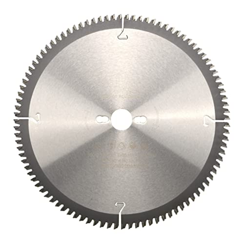 DIAMWOOD - Lame de Scie Circulaire Bois Alu HM Finition pour Scie sur table | Découpe Parfaite | Diamètre 300 mm | 96 Dents Trapézoïdales Plates Négatives | Alésage Possible 30,25,20 mm ép.3,2/2,5 mm