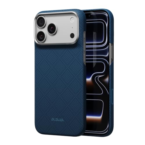 Image of pitaka for iPhone Pro Max Case 6.9 inch, Caseless Feeling, Abyss Blue