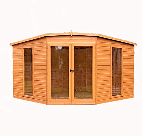 Shire Barclay (High Spec) Summer House, Brown, BARC1010DSL-1AA