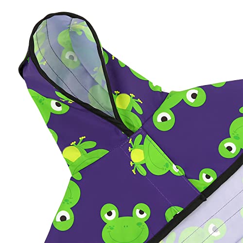 image for HDE Dog Raincoat Jacket Reflective Adjustable Hooded Pet Poncho Rain C