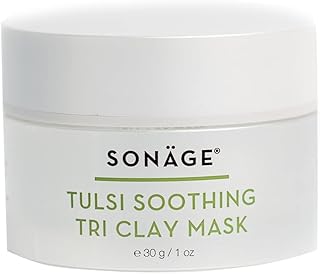 SONAGE Tulsi - Máscara calmante de tres arcil...