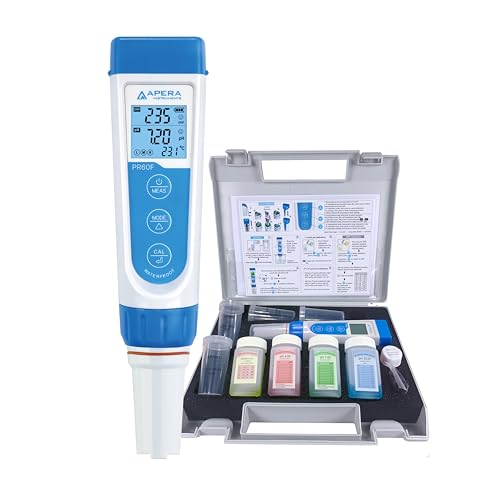 Apera Instruments PR60F pH/ORP Tester Kit Dual Sensor Pre-calibrated ...
