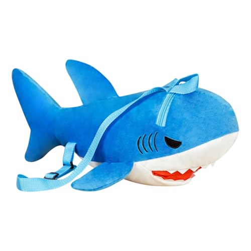 Shark Plush - Muñeca De Tiburón Dibujos Animados Azules 50x20 Cm, Cojín Tiburones Jumbo, Juguete Suave, Almohada Felpa Animales Esponjosos Para Niñas Presentes Cumpleaños Chicas | Figura Peluche El So