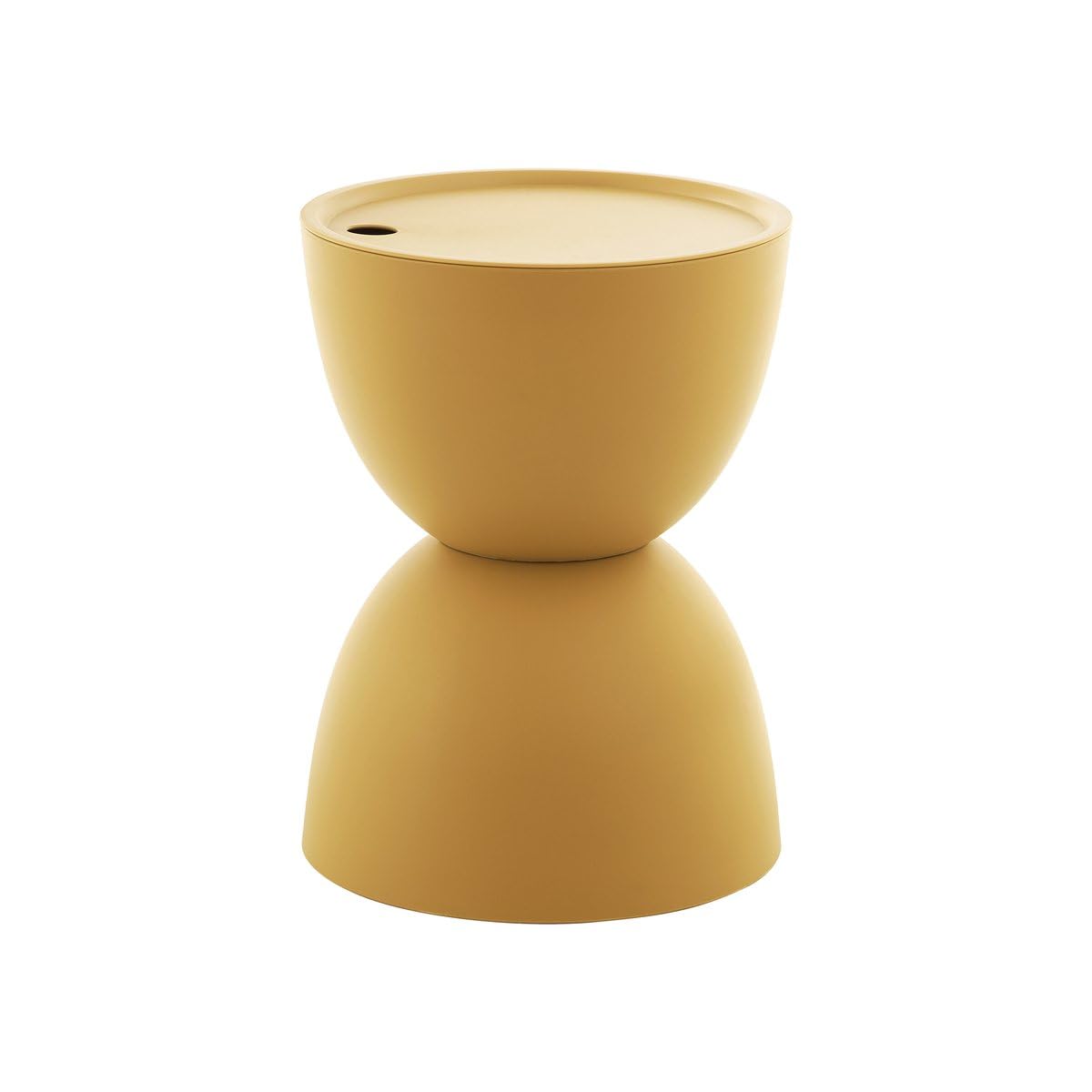 Kick Collection Table d'appoint Tess - Jaune - Moderne et de Haute qualité - Kunststof - Disponible dans de Nombreuses Couleurs