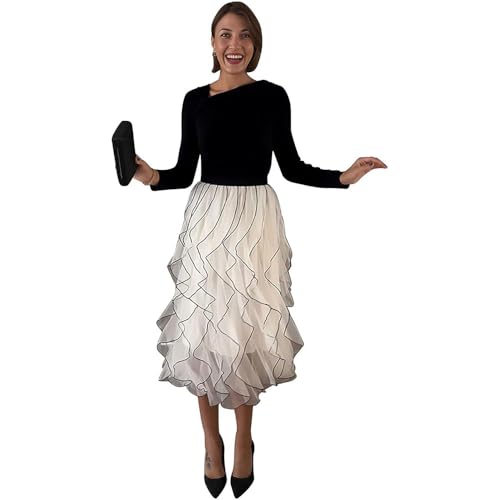 Amazon.com: CHICWISH Women Rippling Attraction Panelled Mesh Tulle Amazon.com: CHICWISH Women Rippling Attraction Panelled Mesh Tulle