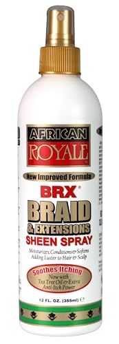 African Royale Braid Sheen Spray (Pack of 2)
