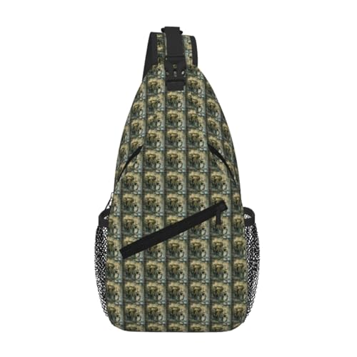 Bolsa de pecho cruzada para senderismo diario y paseos urbanos