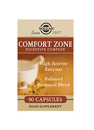 Solgar | Comfort Zone Complex | Combinación Patentada de Enzimas con Mezcla Equilibrada de Plantas | 90 Cápsulas Vegetales
