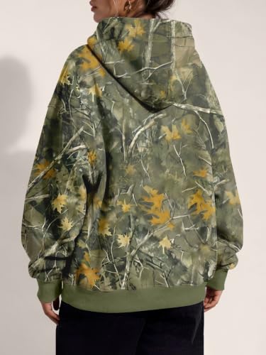 Image of Trendy Queen Women Oversized Hoodies Fall Outfits | Gentle Skin Feel, Aesthetic Drop Shoulder, Large Kangaroo Pocket, Seamless Daily Outfit Match