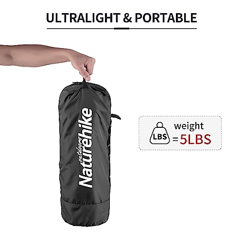 Naturehike Armywild Camping Cot With Leg Extenders, Ultralight Folding Backpacking Cot, Supports 330Lbs, Portable Camping Bed For Camping Hiking Travel Home #TOP3