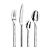 Amefa Karma Cutlery Set, Stainless Steel, Stainless Steel, 13,7 x 7 x 26 cm - 24 piezas