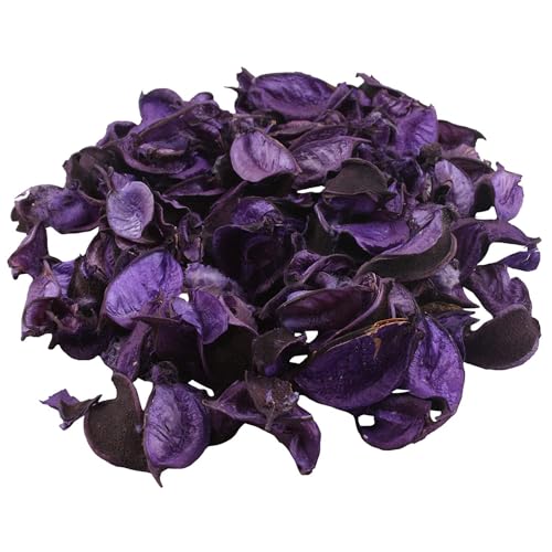 Image of Decorative Vanilla Scented Dried Flowers Home Fragrance Sachet of Petal Potpourri Bags (Purple, 2kg)