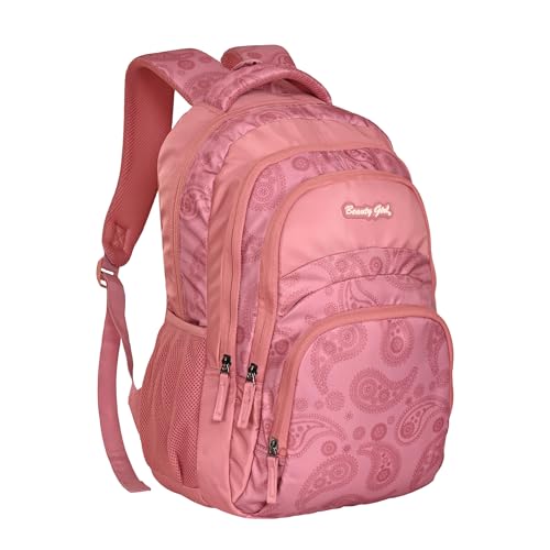 Image of BEAUTY GIRLS BY HOTSHOT FLORAL 1594|SCHOOL BAG|TUTION BAG|COLLEGE BACKPACK|LARGE SIZE|WATER RESISTANT|19 INCH|FOR GIRLS & WOMEN|36 LITERS BACKPACK