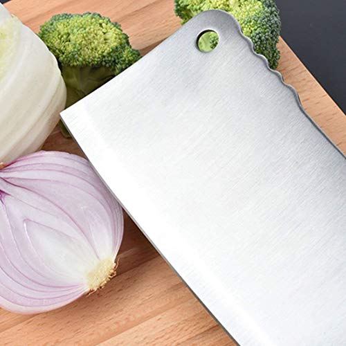 Image of Ronest Wooden Chopping Board with Knife Set and Scissor, 6 Piece Stainless Steel Kitchen Knife Knives Set with Knife Scissor, Knife Sets* (Wood)