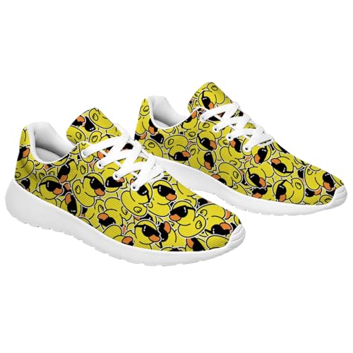 Women's Men's Duck Shoes Running Walking Tennis Shoes Fashion Sneakers4