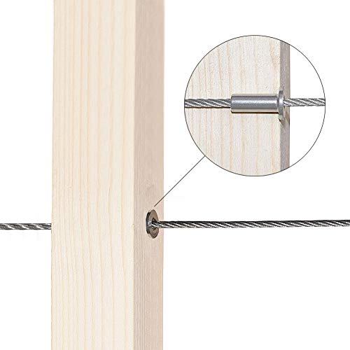 image for juusmart 100Pack T316 Stainless Steel Protective Protector Sleeves for