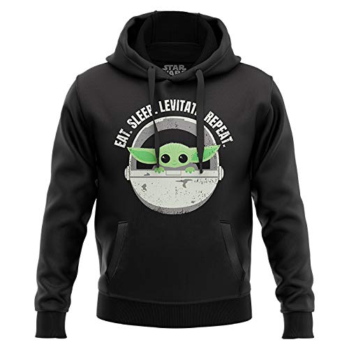 Star Wars Eat Sleep Levitate Repeat Officially Licensed Hoodie