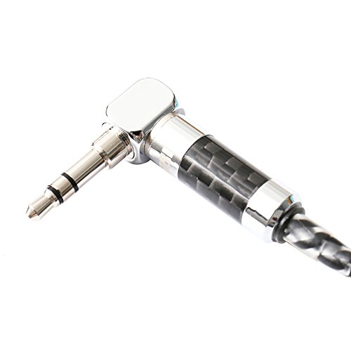 Zy Hifi Cable Ie8 Ie80 Four-Core Twisted Silver Plated Ofc Upgrade Cable Zy-064 Black #TOP2