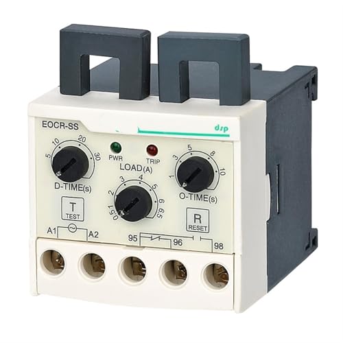 Relais de surcharge électronique EOCR-SS-110 pour protection de moteur 110VCA 0.5-6.5A