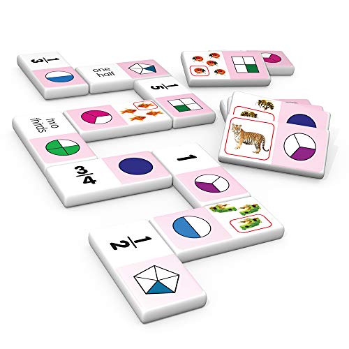 Junior Learning Fraction Dominoes 7.8 in x 4.7 in x 1.5 in miniatura 5