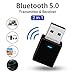 Produktbild LAYZYX 2-in-1-USB-Bluetooth-5.0-Sender-Empfänger, drahtloser Bluetooth-Adapter mit 720p-HD-Unterstützung, 3,5-mm-Aux-Audio-Adapter für Heim-TV-PC-Headset-Lautsprecher und Autoradio