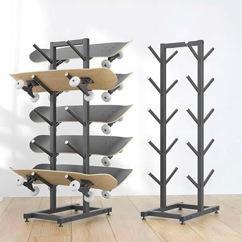 Support de snowboard vertical stable et étagère de ski multi-matériel - 3