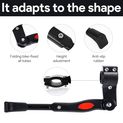 Image of Bike Kickstand, Adjustable Aluminium Alloy Bike Stand