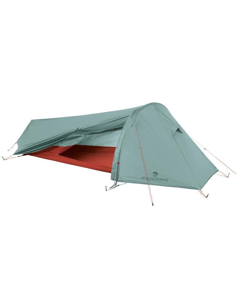 Ferrino Piuma 1, Tenda trekking 1 posto, ideale per viaggi, ciclo e mototurismo ed escursioni in montagna