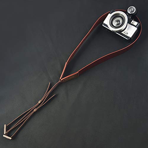 Leature Wide Camera Neck Shoulder Strap, Geniune Leather Strap Universal Compatible For Sony, Nikon, Leica Cameras Etc #TOP6