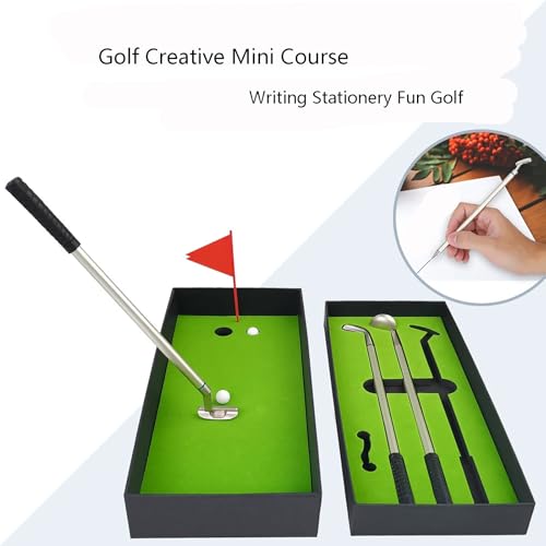 Stylos à bille de golf avec coffret souvenir de parcours - 4