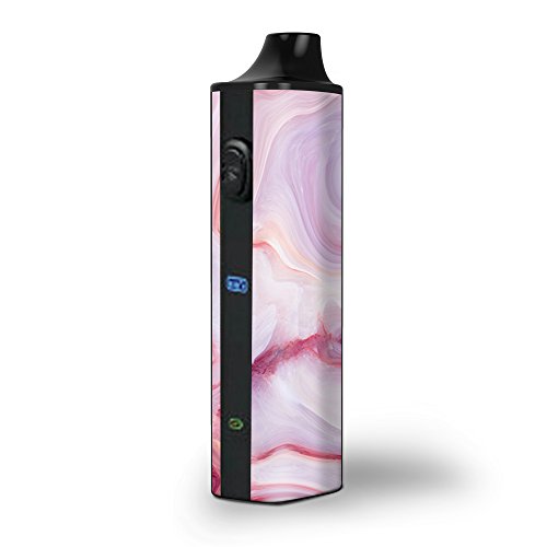 Skin Decal Vinyl Wrap for Pulsar APX Vape Dry Herb Vape Kit skins stickers cover / Pink Stone Marble Geode