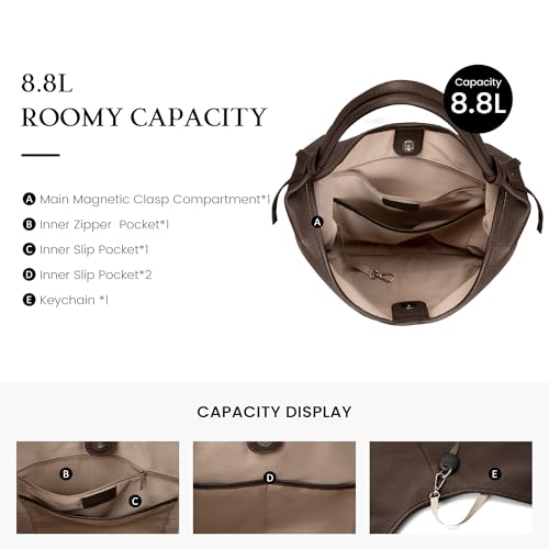 befen Genuine Leather Slouchy Hobo