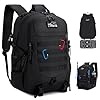 RAINSMORE Tactical Backpack 43L Hiking Camping Backpack Waterproof Military Rucksack Army Molle Backpack Large Survival Backpack Outdoor Backpack for Men Daypack for Travel Fishing Hunting, Black