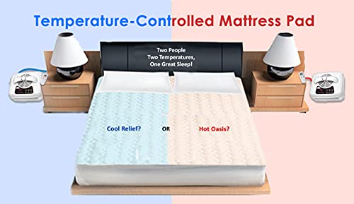Perfect Sleep Pad - Hydro-Based Cooling And Heating Mattress Pad - A Drug-Free Natural Sleep Aid For Hot Flashes, Night Sweat, Menopause, Insomnia, Hyperhydrosis - Twin Xl #TOP1
