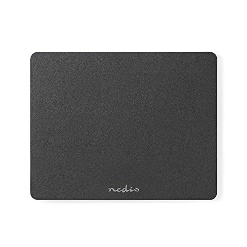 NEDIS Alfombrilla de ratón ergonómica Ultrafina, Color Negro