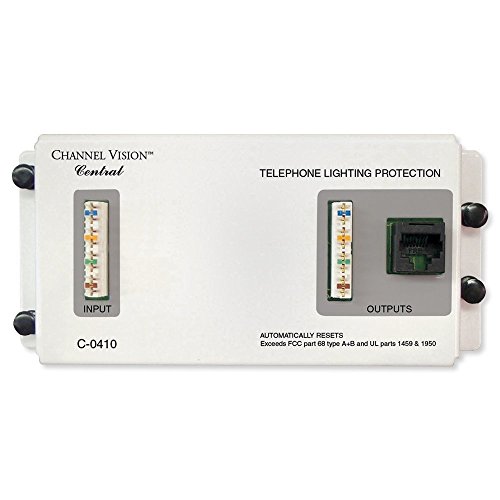 Channel Vision C-0410 4-Line Telecom Surge Protector Module