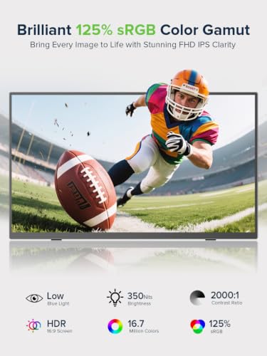 Image of EVICIV Portable Monitor Touchscreen 15.6 inch 10-Point Touch Travel Monitor