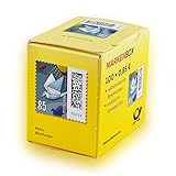 100 Stück 0,85 EUR postfrische Briefmarken in Briefmarkenbox Frankaturware (Motiv: Brieftaube) Rolle