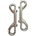 2 Pack Double Ended Bolt Snap 4-3/4" Long Trigger Hook For Horse And Pets