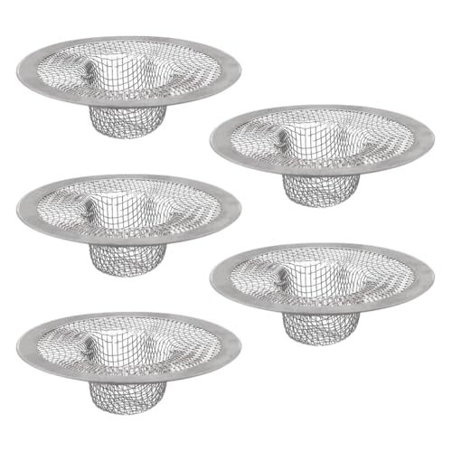 5 Pzs Cubiertas para Drenaje de Acero Inoxidable