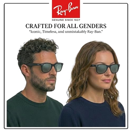 Image of Ray-Ban RB2132 NEW WAYFARER FLASH Square Shaped Sunglasses for Men & Women with Official RAYBAN Eyewear Kit