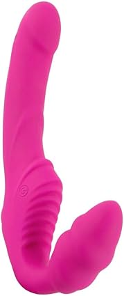 Vibrador sin tirantes con arnés 2 4024144552948