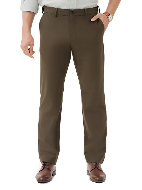 Image of The Pant Project Luxury PV Lycra Stretchable Formal Pants for Men | Stylish Relaxed Fit Men's Wear Trousers for Office or Party | Mens Fashion Dress Trouser Pant