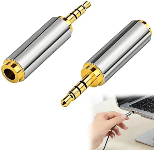 2 Adaptateur Audio 2.5mm Mâle vers 3.5 mm Jack Femelle Prise Rall...
