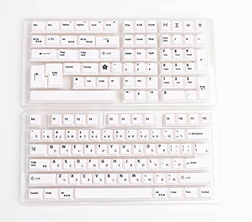 Image of Dye Sublimation Keycaps | Cherry Profile for Custom Merchanical Keyboard | 139 Keys (Katakana)