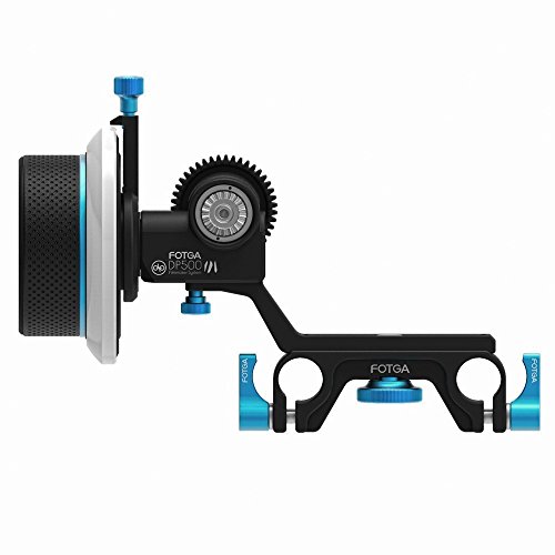 Fotga Upgraded Dp500 Iii Dampen 15Mm Rail Lens Follow Focus Puller For All Dslr Video Cinema Camcorder Cameras Blackmagic Bmcc Bmpcc 5Div Sony A7S A7 A7S Iii A9 Gh5S Gh6 D500 R5C R6 R10 C300 C500 Fs7 #TOP1