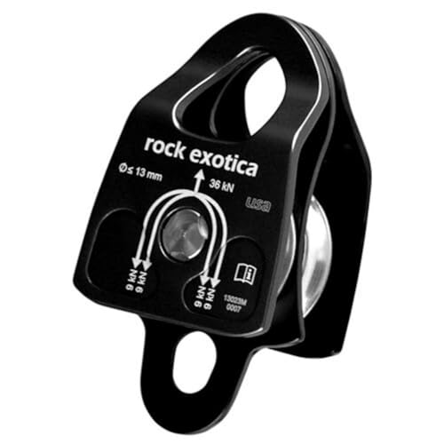 Rock Exotica Machined Mini Double Sheave Pulley